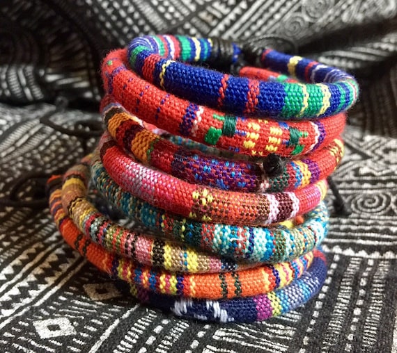 Boho Aztec Bracelets Anklet Hippie Friendship Woven Bracelet
