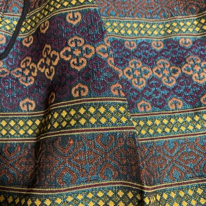 Ikat bomullsshorts Boho festival Abstrakt Geo Hippie Outfits Sydvästra boho herrstil Strand Sommar Burning Man unika kläder gåva bild 6