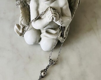 Sacred Heart of Jesus Charm Necklace Catholic Jewelry