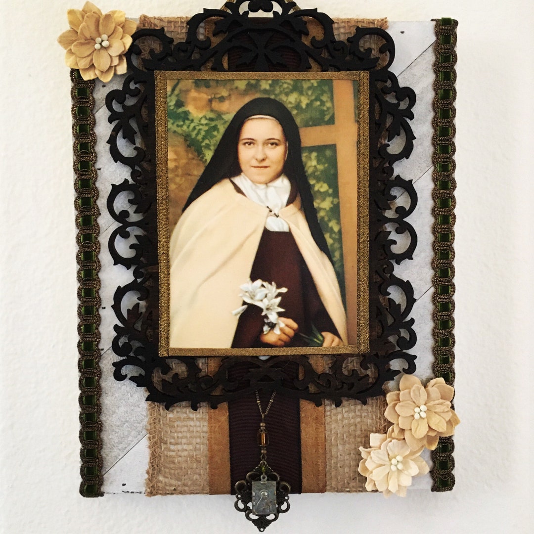 Saint Therese of Lisieux Vintage Wall Art Catholic Home Decor - Etsy