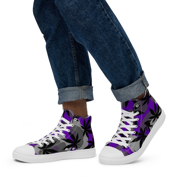 PURPLE FLITE Men's Hightop Canvas Shoe main image 1