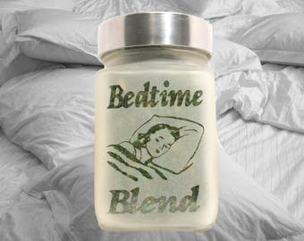 Bedtime Blend Stash Jar- Handmade, Airtight, Odor Proof