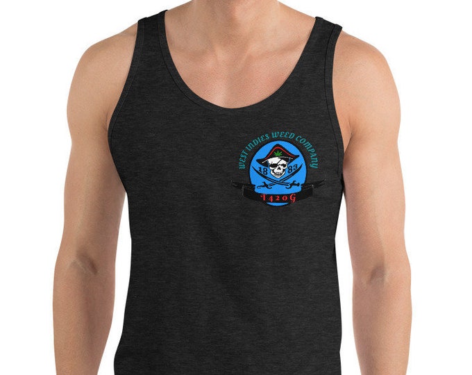 West Indies Weed Company Pirate Crest Tank Top