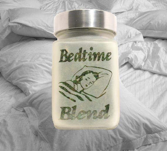 Bedtime Blend Stash Jar- Handmade, Airtight, Odor Proof