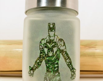 Elevate Your Style with our Airtight, Smell Proof Robot Stash Jar - The Perfect Herb Storage Container and Great Gift Idea