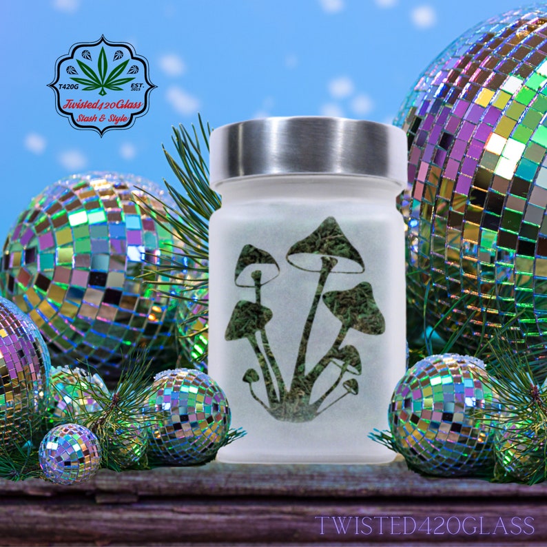 Psilocybin Psychedelic Magic Mushrooms Stash Jar Weed Etsy