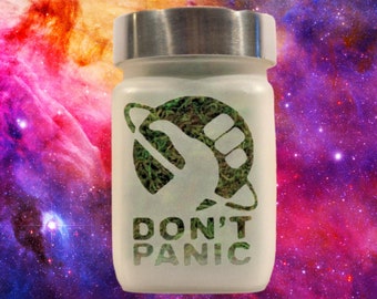 Thumbs Up Universe Don't Panic Stash Jar