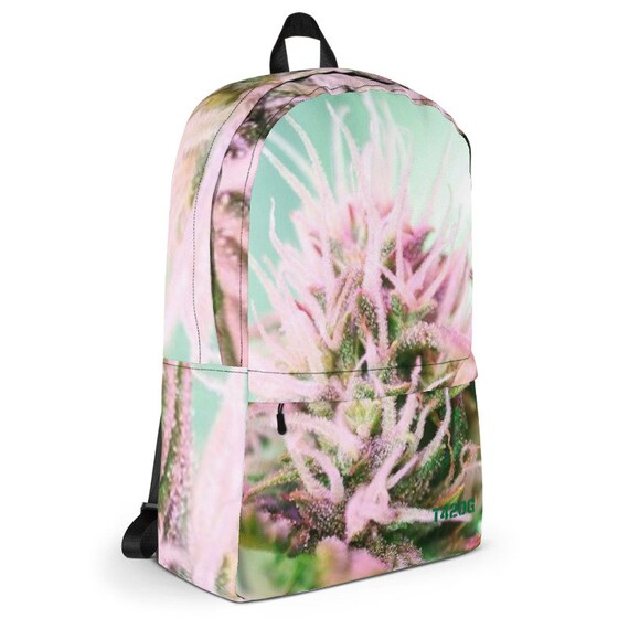 Backpack With Cannabis Flower Design by 