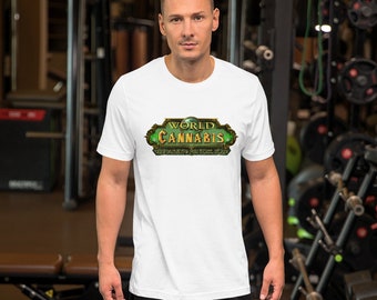 Twisted420Gaming Short-Sleeve Unisex T-Shirt World of Cannabis, The Crusade for the Dank Haze
