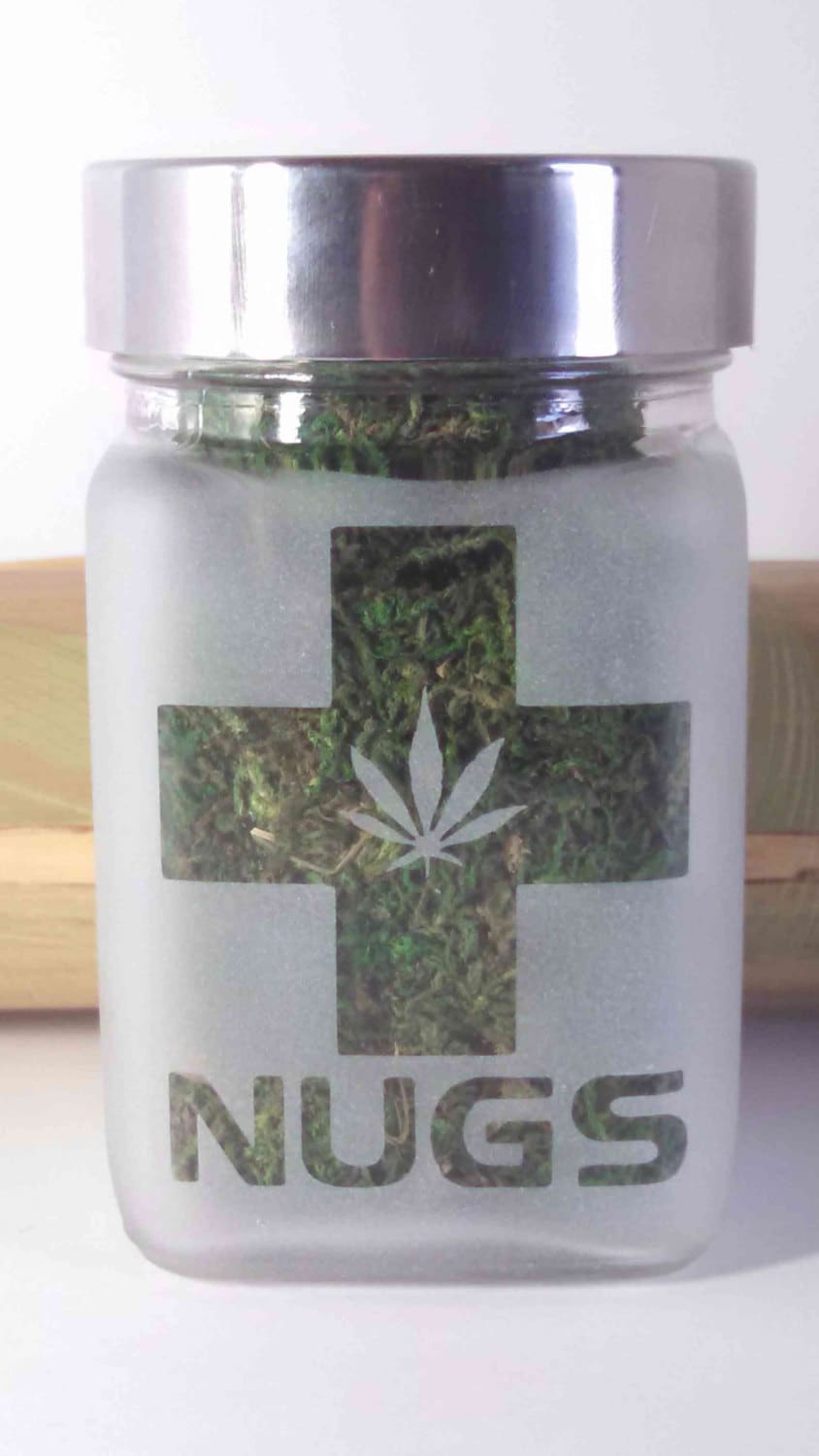 Nugs Stash Jars for Weed Cannabis Edibles Canister Weed Accessories