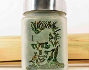 Zombie Skull Stash Jar - Weed Accessories, Cannabis Storage, Airtight, Smell Resistant Glass Stash Jars