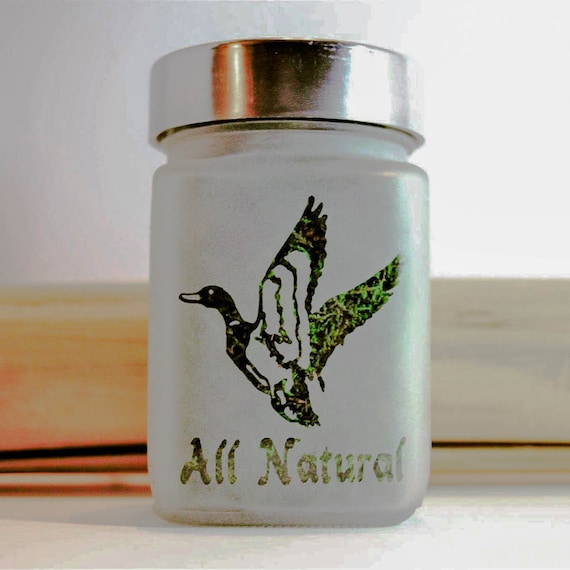 All-Natural Mallard Duck Stash Jar:  Unique Storage Solutions, Perfect Stoner Gear and Weed Accessories