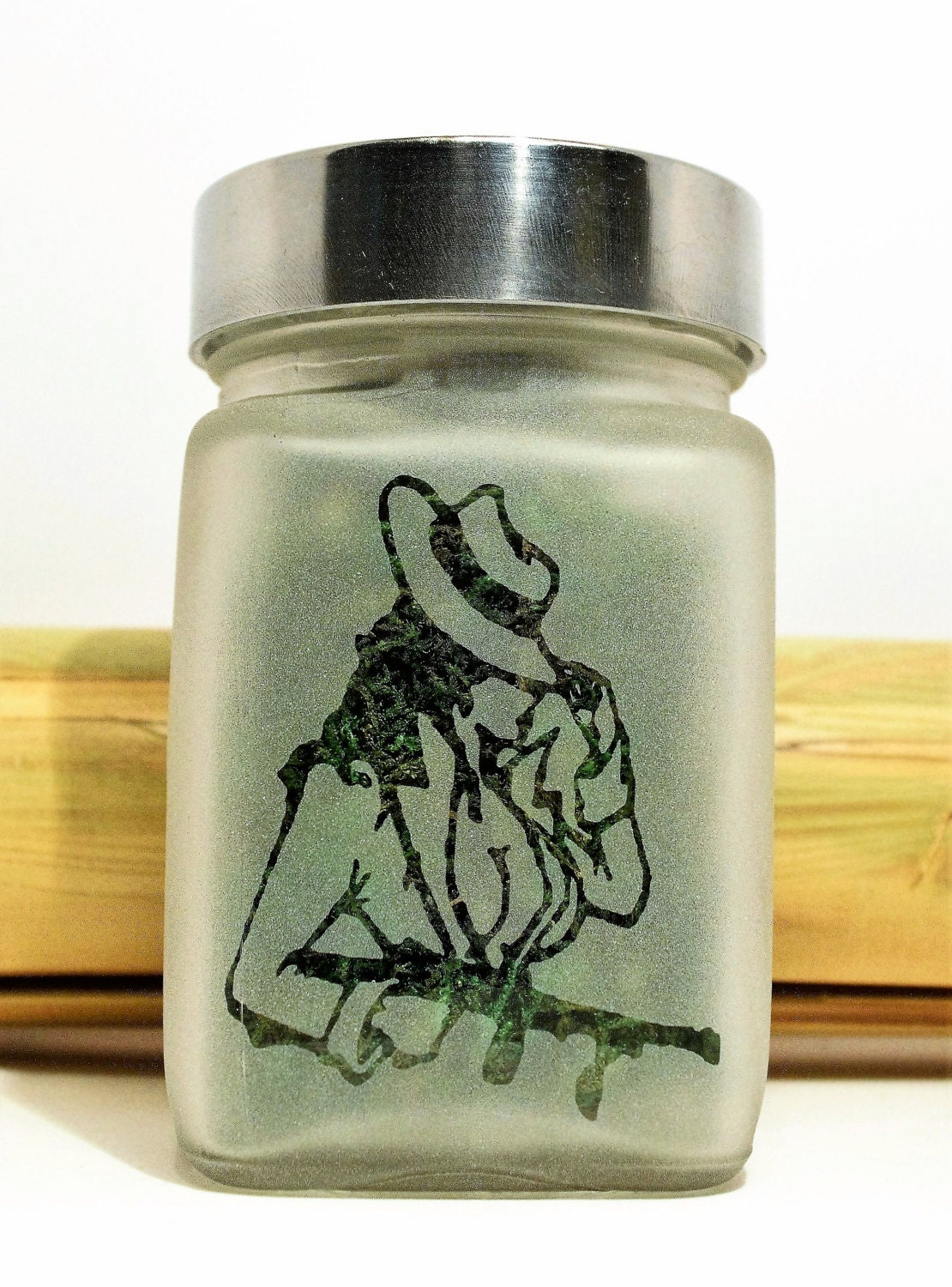 OG Gangster Girl Stash Jar Fun and Stylish Weed Accessories for Stoners. Perfect for Cannabis