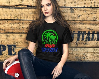 Maui Wowie Festival T-Shirt for Women - West Indies Weed Company Tee - Fun and Stylish Weed Clothing for Festivals