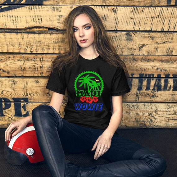Maui Wowie Festival T-Shirt for Women - West Indies Weed Company Tee - Fun and Stylish Weed Clothing for Festivals