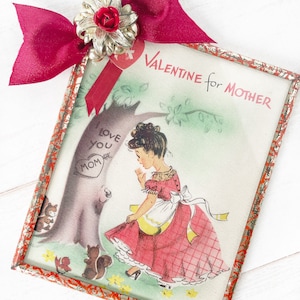 Vintage Framed Valentine…Valentine for Mother