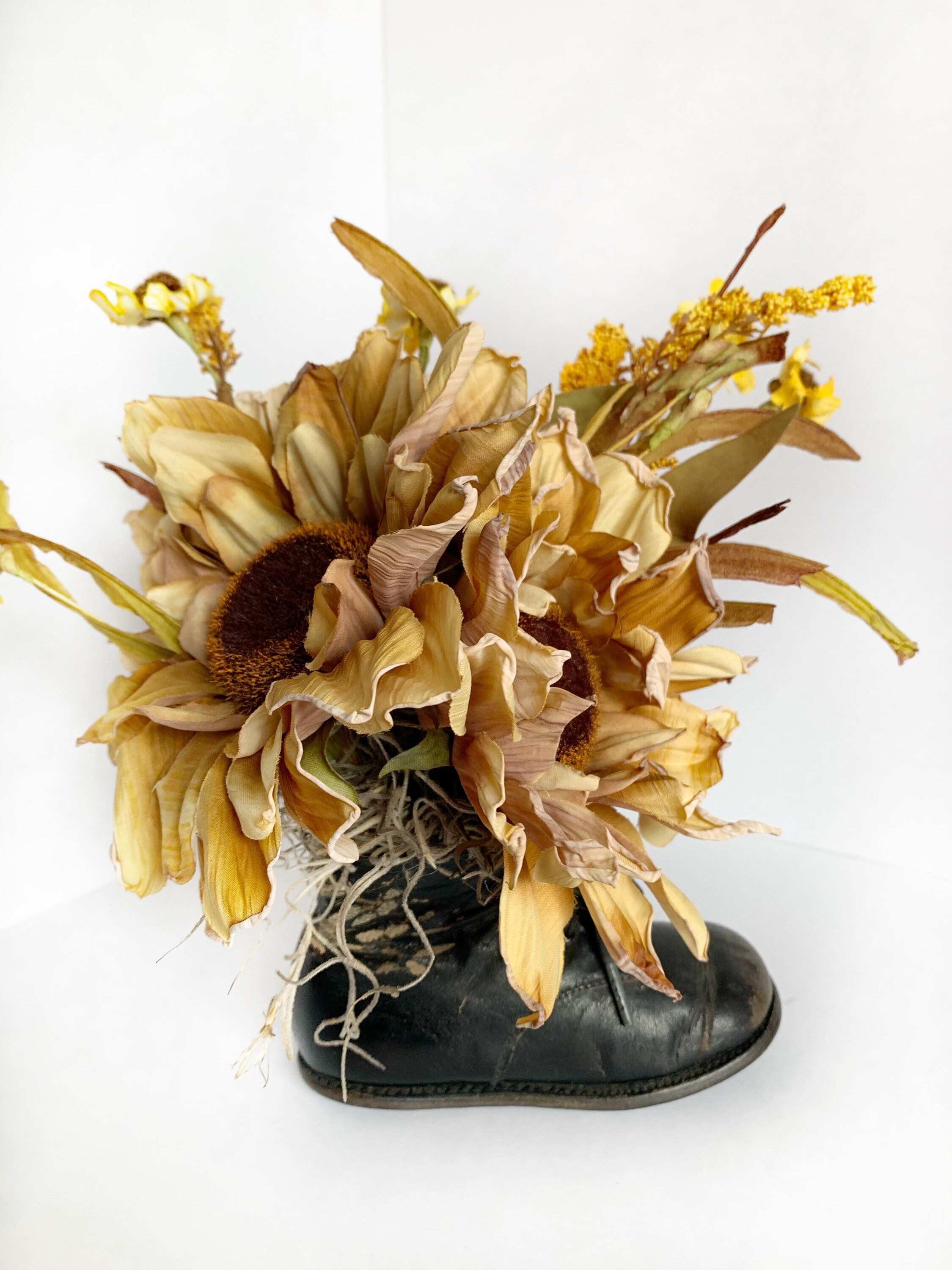 sunflower baby shoes