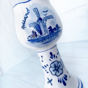 Vintage Delft Candlestick Set…Made in Holland