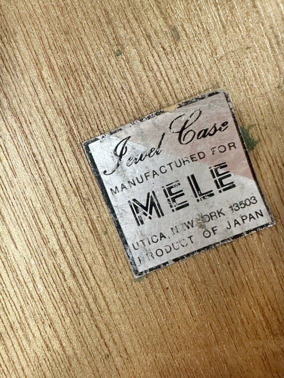 Vintage Wooden Mele Jewel Case…Made In Japan Gem