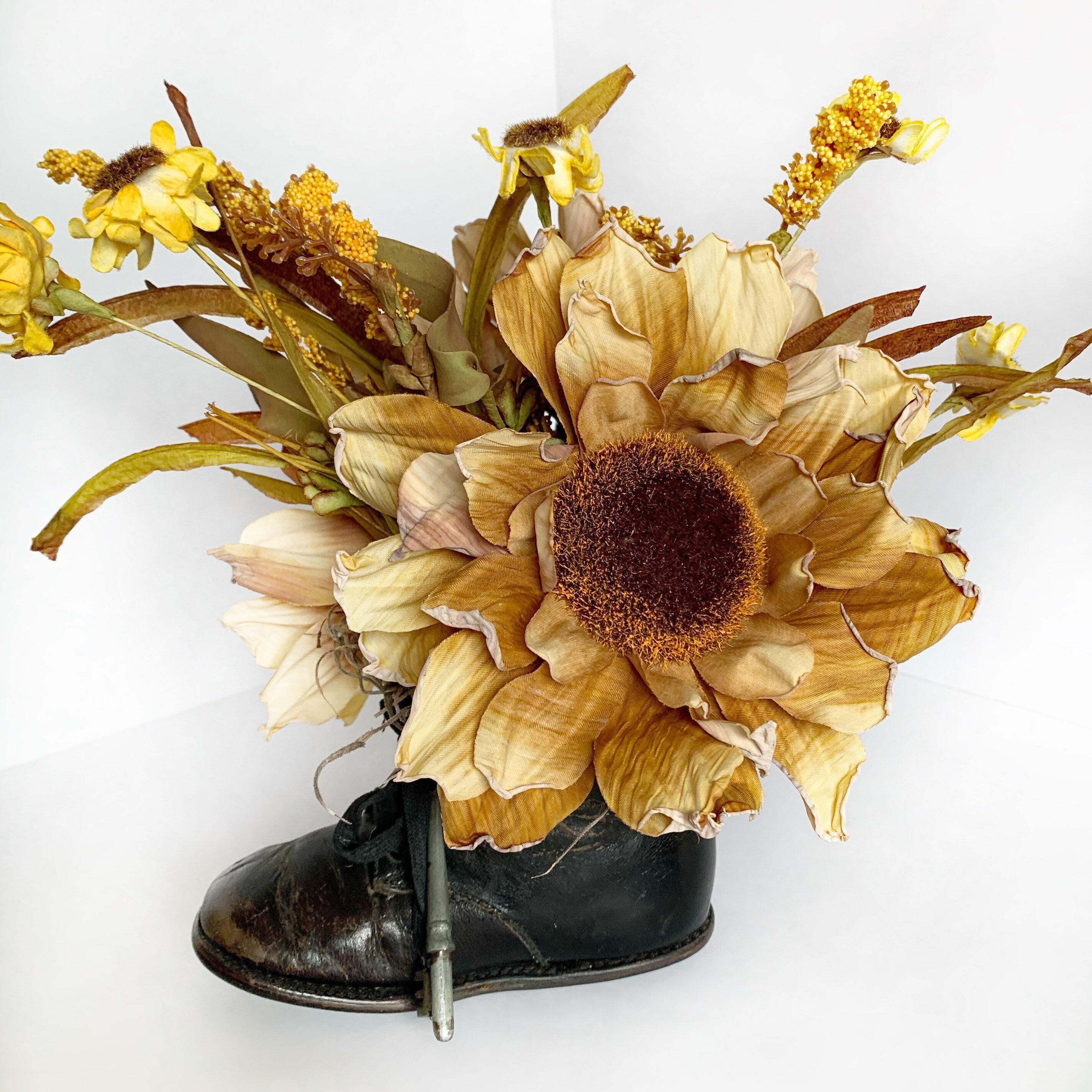 sunflower baby shoes