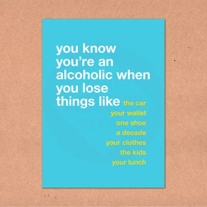 Sobriety Card