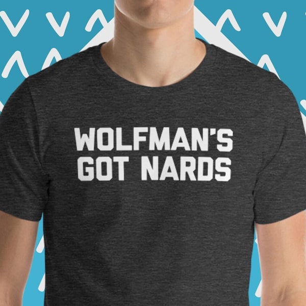 Wolfman's Got Nards T-Shirt, Funny Halloween T-Shirt, Funny 80s Horror Movie T-Shirt, Halloween Costume T-Shirt, Funny T-Shirts For Men Guys