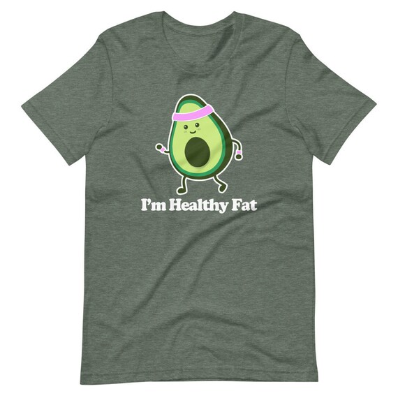 Camisa de aguacate divertida Soy saludable camiseta gorda divertido diciendo aguacates sarcasticos camisetas divertidas para hombres Cool Funny Camiseta Hombres Camisa Chicos Camiseta Etsy Espana