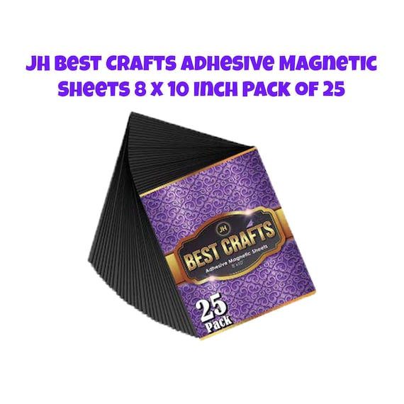  4 x 6 Plain Magnet Sheets 20 mil - 25 Pack Ideal for Craft  die Storage or applying Adhesive Items : Office Products