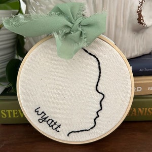 Custom child's silhouette ornament image 3