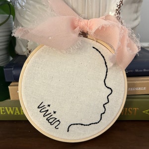 Custom child's silhouette ornament image 4