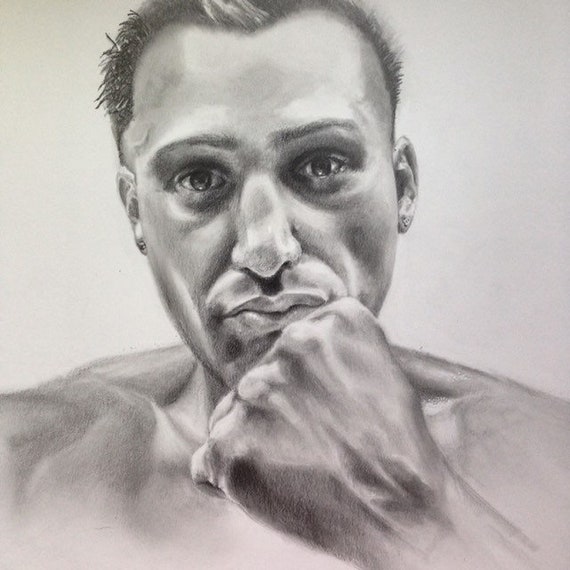 Boxer “Tony Double Trouble” Giclee art print of my original Graphite pencil drawing