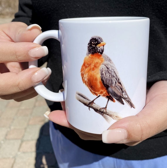 American Robin Mug a great gift! BUY 2 & get FREE SHIPPING