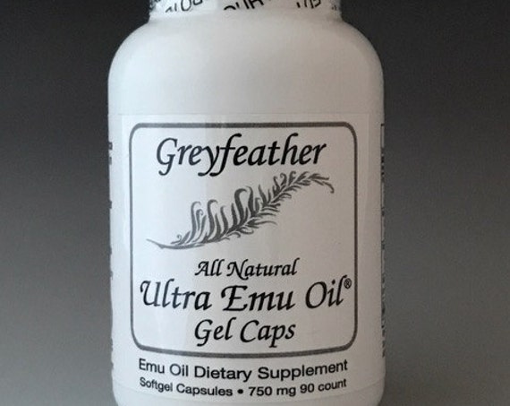 Greyfeather Ultra Emu Oil® Gel Caps