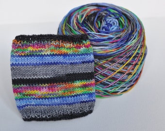 Self-Striping Yarn - "Technicolor Sky"