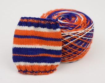 Self-Striping Yarn - "Denver Broncos"