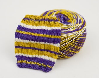 Self-Striping Yarn - "Minnesota Vikings"