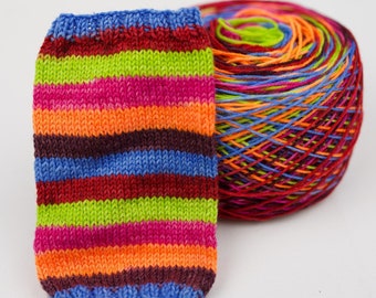 Self Striping Yarn - "Pippi Goes To The Circus"