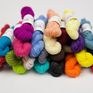 Mini Skeins - "Sisters' Sidekicks" Heel/Toe Minis - Big Sky Base