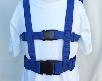 SOLID COLORS: The EXPLORER Child Safety Harness with Adjustable Leash, Solid color - many choices, Buckles in front