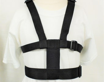 SOLID COLORS: Child Safety Harness with Adjustable Leash, Back Buckles, Solid Colors, 4 Choices, Houdini