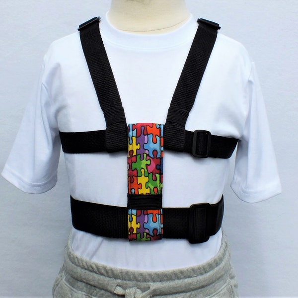 Child Safety Harness with Adjustable Leash, Autism Harness, Special Needs, Back Buckles, Houdini