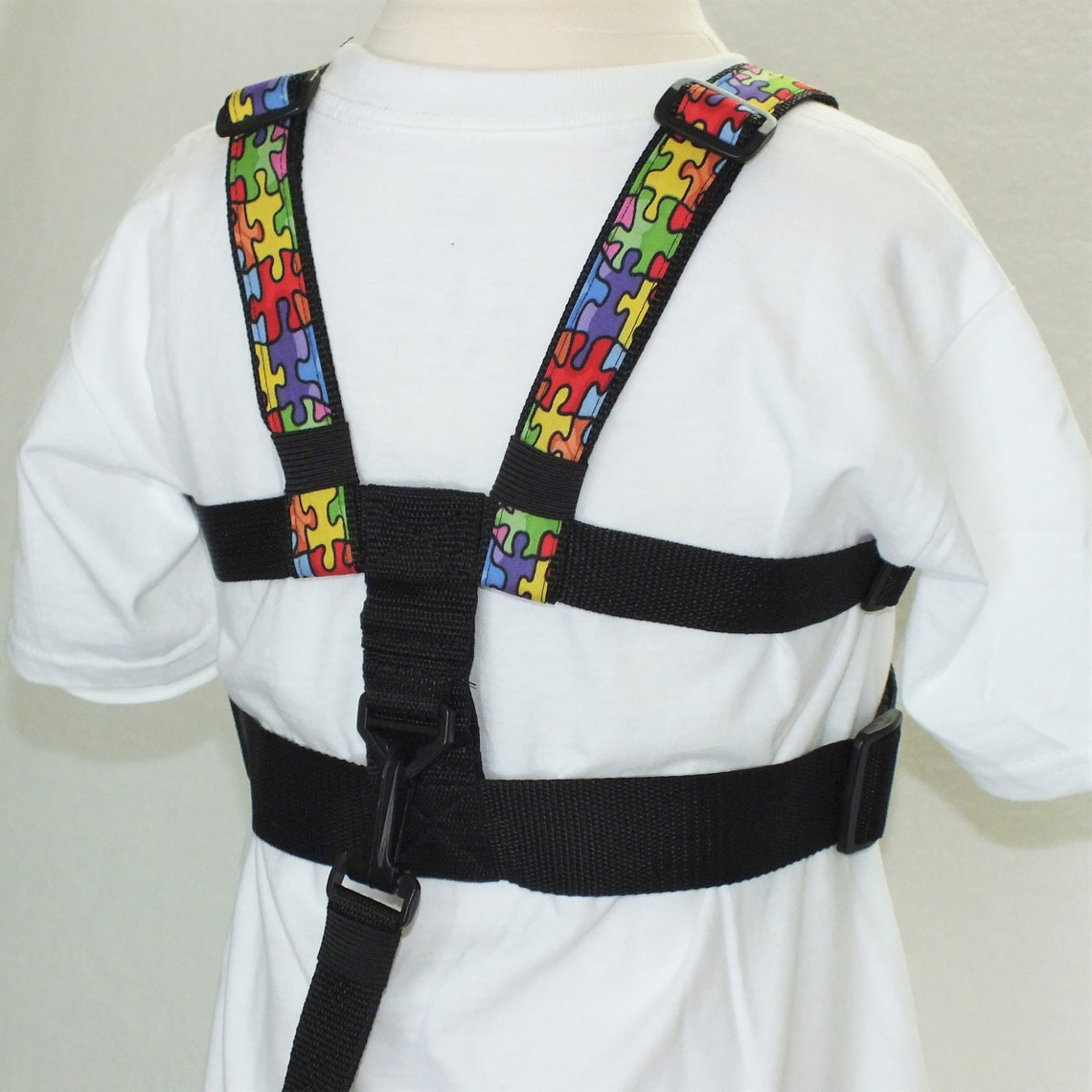 Child Safety Harness With Adjustable Leash Autism Harness Etsy Australia