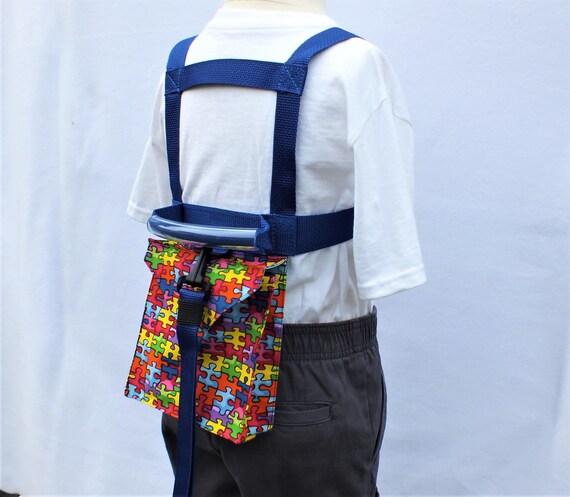 Child Safety Harness With Pouch Autism Awareness Your Choice 