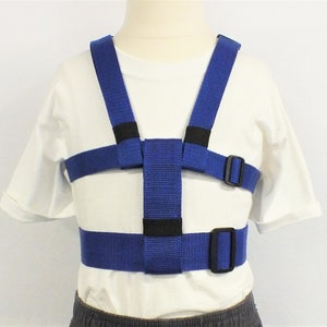 SOLID COLORS: Child Safety Harness with Adjustable Leash, Back Buckles, Solid Colors, 4 Choices, Houdini