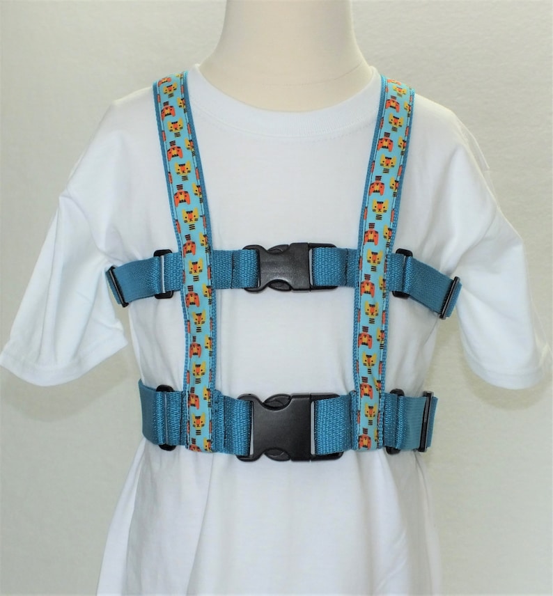 Child Safety Harness with Adjustable Leash Autism Harness Etsy