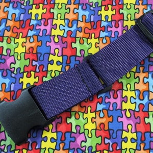 Child Safety Harness with Adjustable Leash, Back Buckles. Autism Harness, Special Needs, Houdini Purple