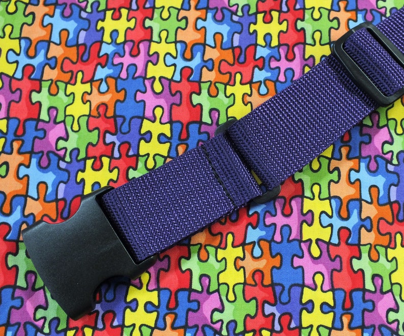 Child Safety Harness with Adjustable Leash, Back Buckles. Autism Harness, Special Needs, Houdini Purple