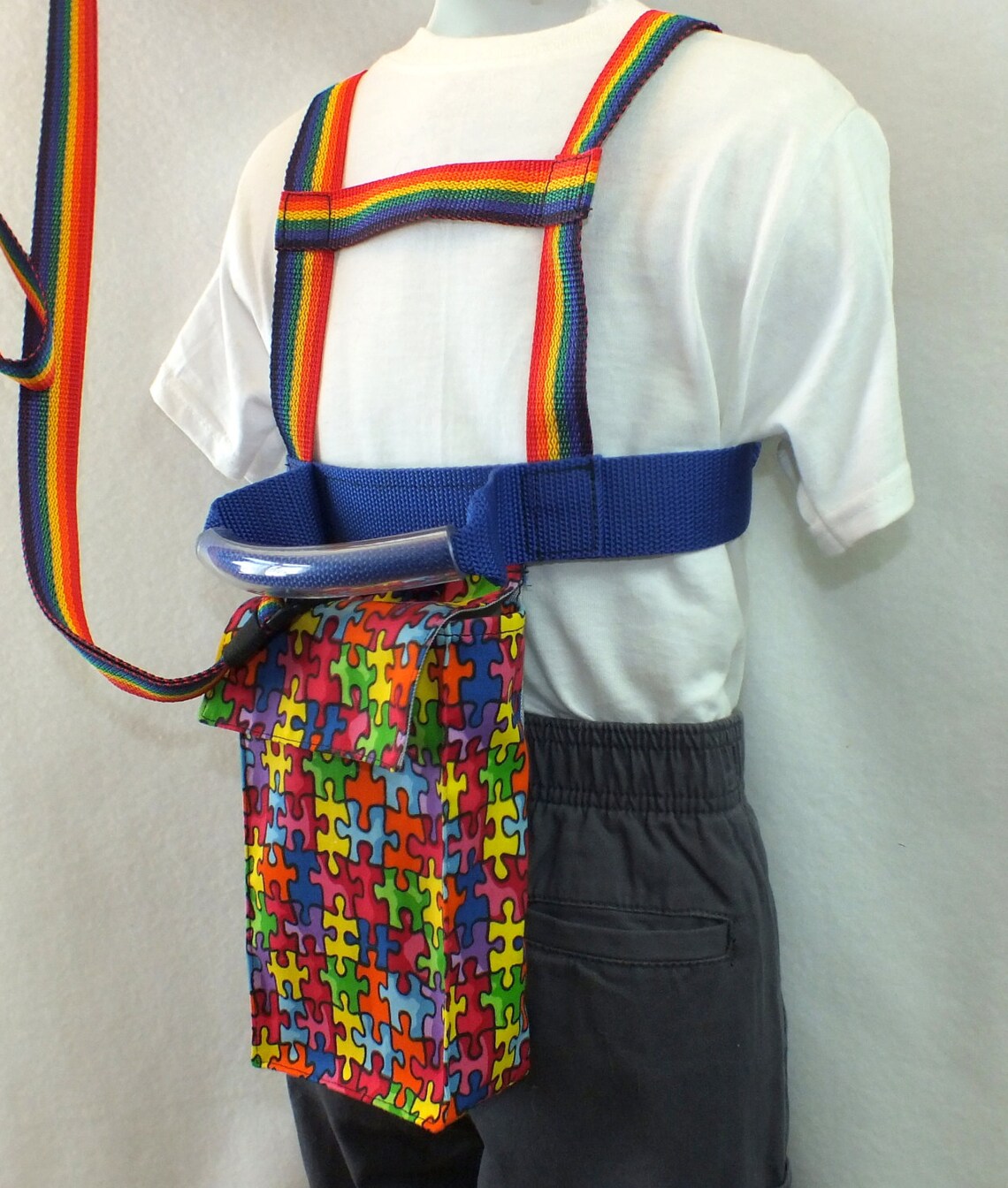 Child Safety Harness With Pouch Autism Awareness Your Choice Etsy