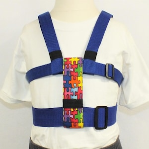 Child Safety Harness with Adjustable Leash, Autism Harness, Special Needs, Back Buckles, Houdini