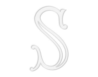 Antique Monogram Design - S - Vintage Wedding Logo